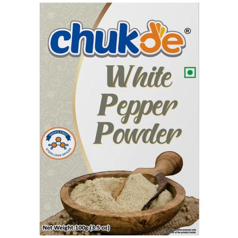 Chukde White Pepper Powder, 100g-1.webp